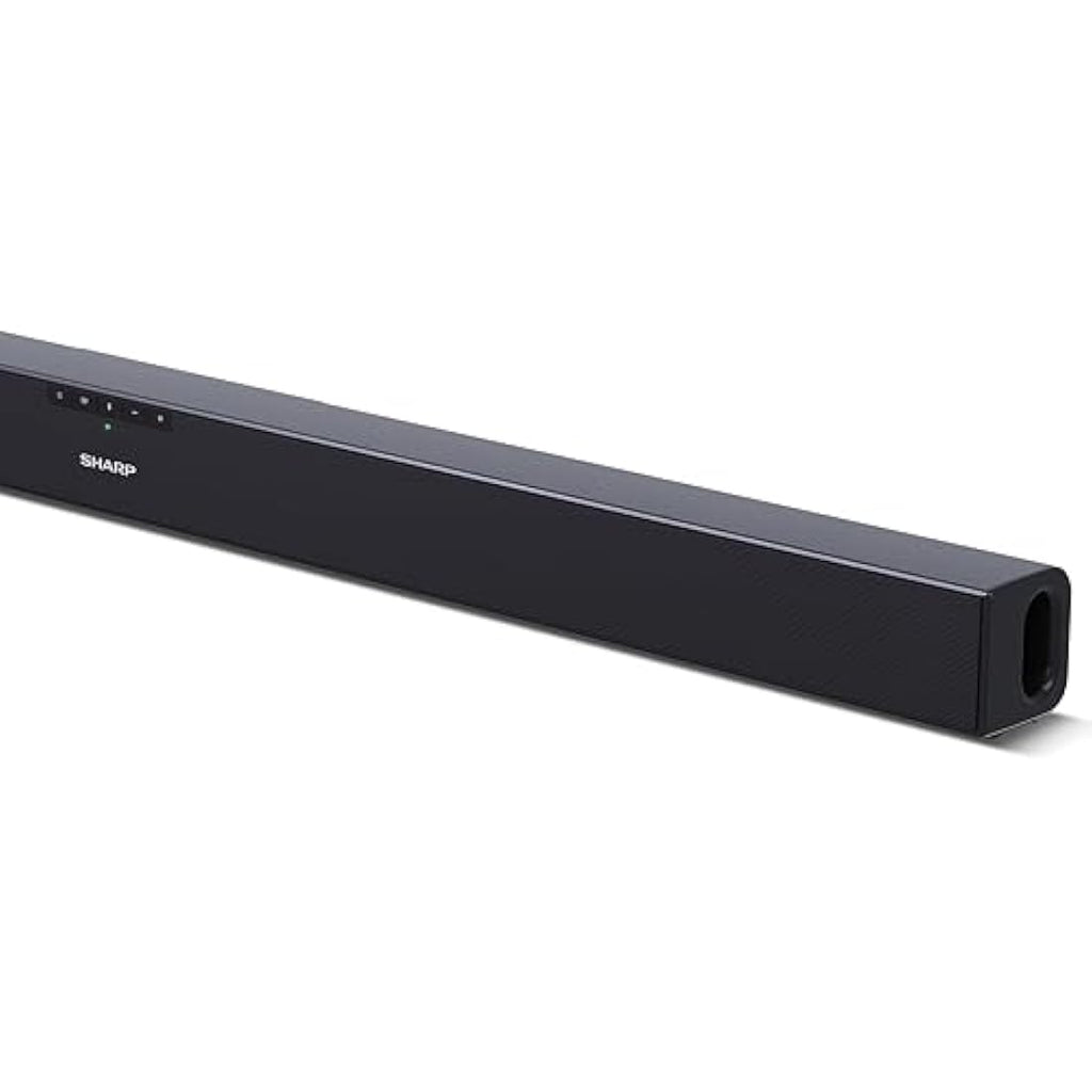 Sharp HT-SB140(MT) 2.0 Soundbar | 150W Slim Wireless Bluetooth - Black