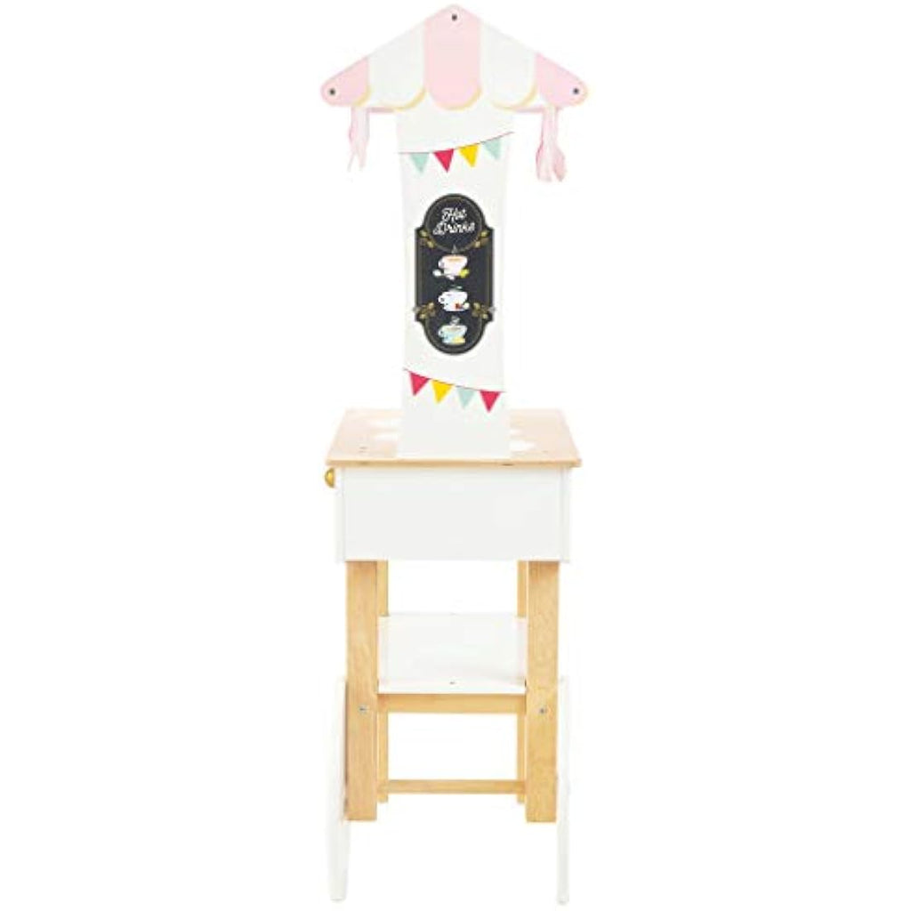 Le Toy Van Wooden Tea & Treats Trolley – Kids Pretend Play Toy Set