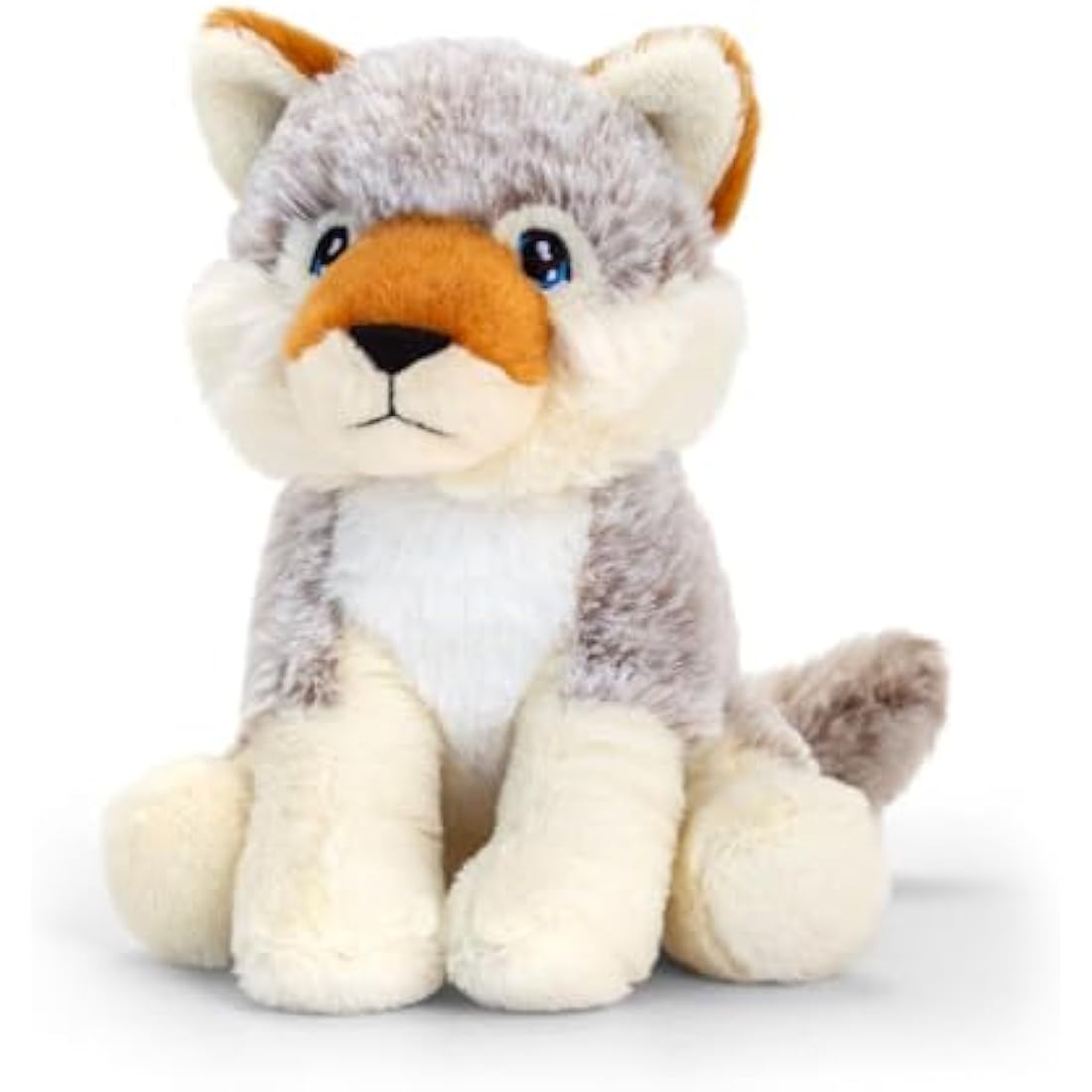 Wolf Plush Toy – 100% Recycled Eco-Friendly Soft Cuddly Toy