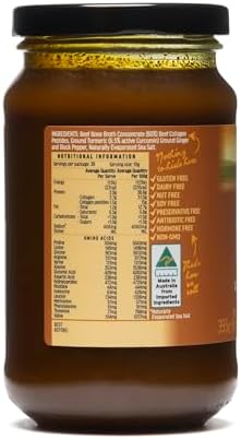 Turmeric Beef Bone Broth Concentrate with Collagen