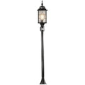 Konstsmide Milano Outdoor Wall Light with PIR Motion Sensor – Black/Silver
