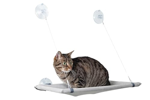 Karlie Flamingo Cat Window Lounger – Suction Cup Perch Bed for Cats