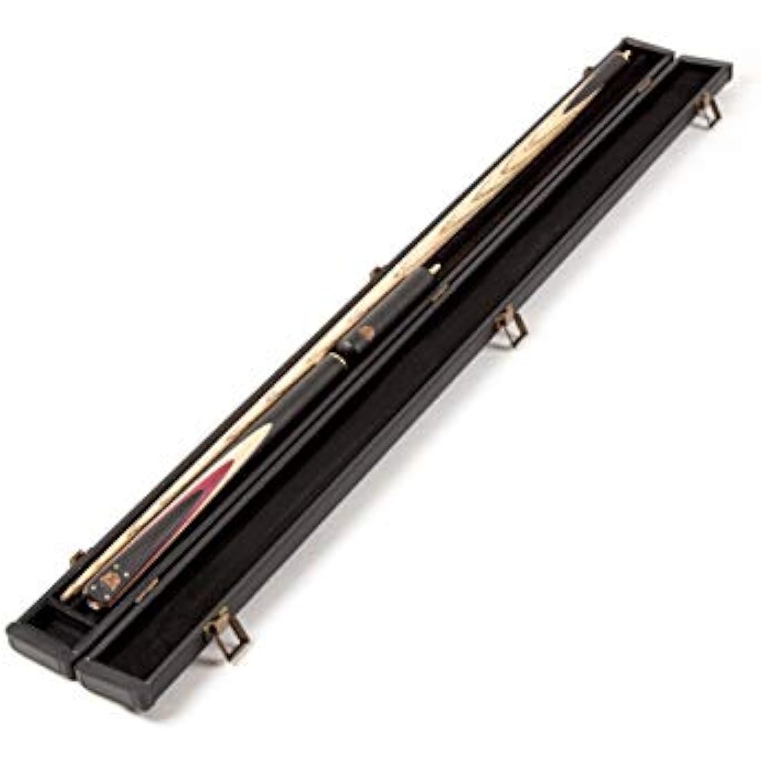 BCE Heritage Snooker Cue – Sapele Mahogany 3/4 Cut with Case & Extension