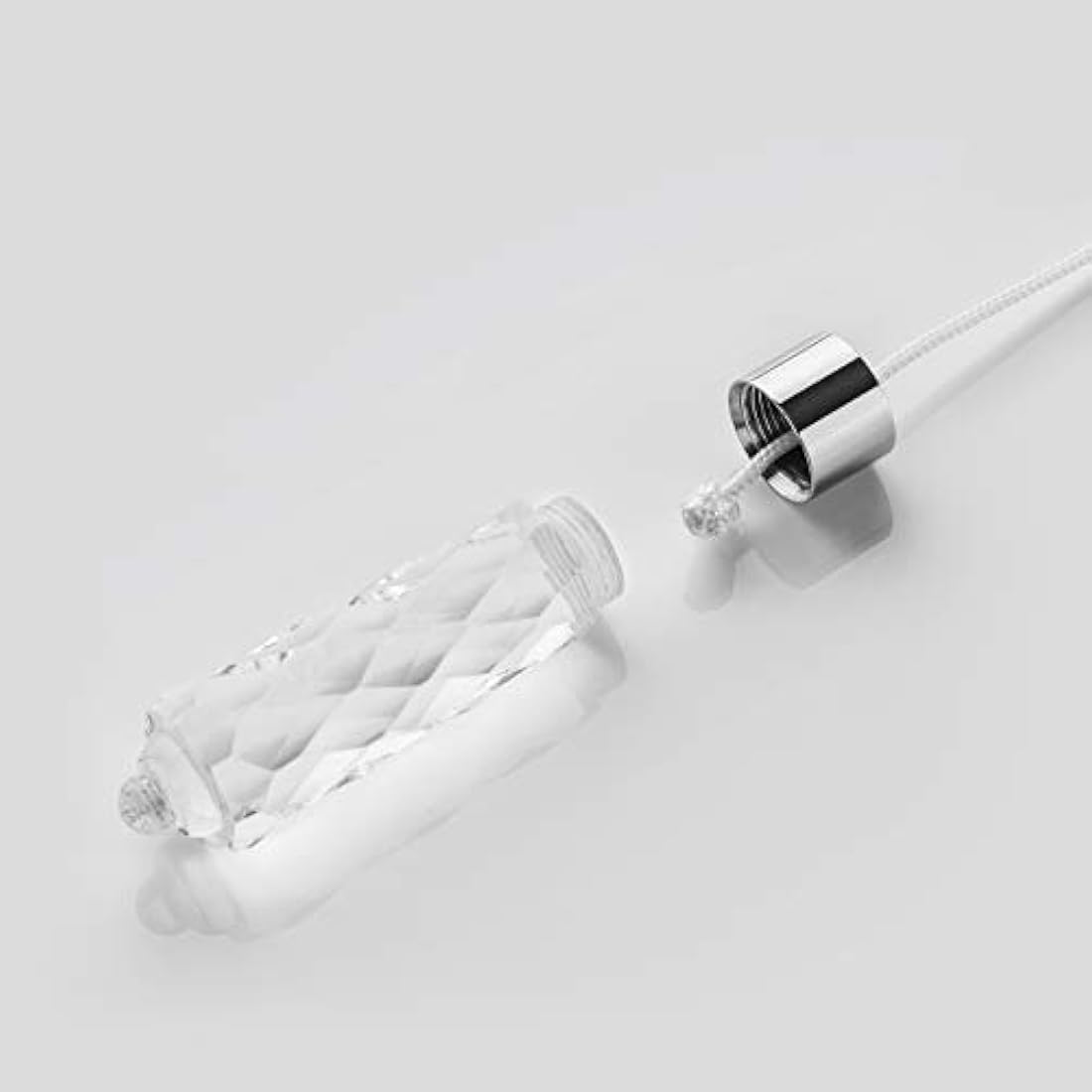 Penbrice Interiors Glass Effect Acrylic Teardrop Bathroom Light Pull