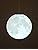 Jolof Store 3D Printed Moon Pendant Ceiling Lamp - 18cm PLA Moon Light