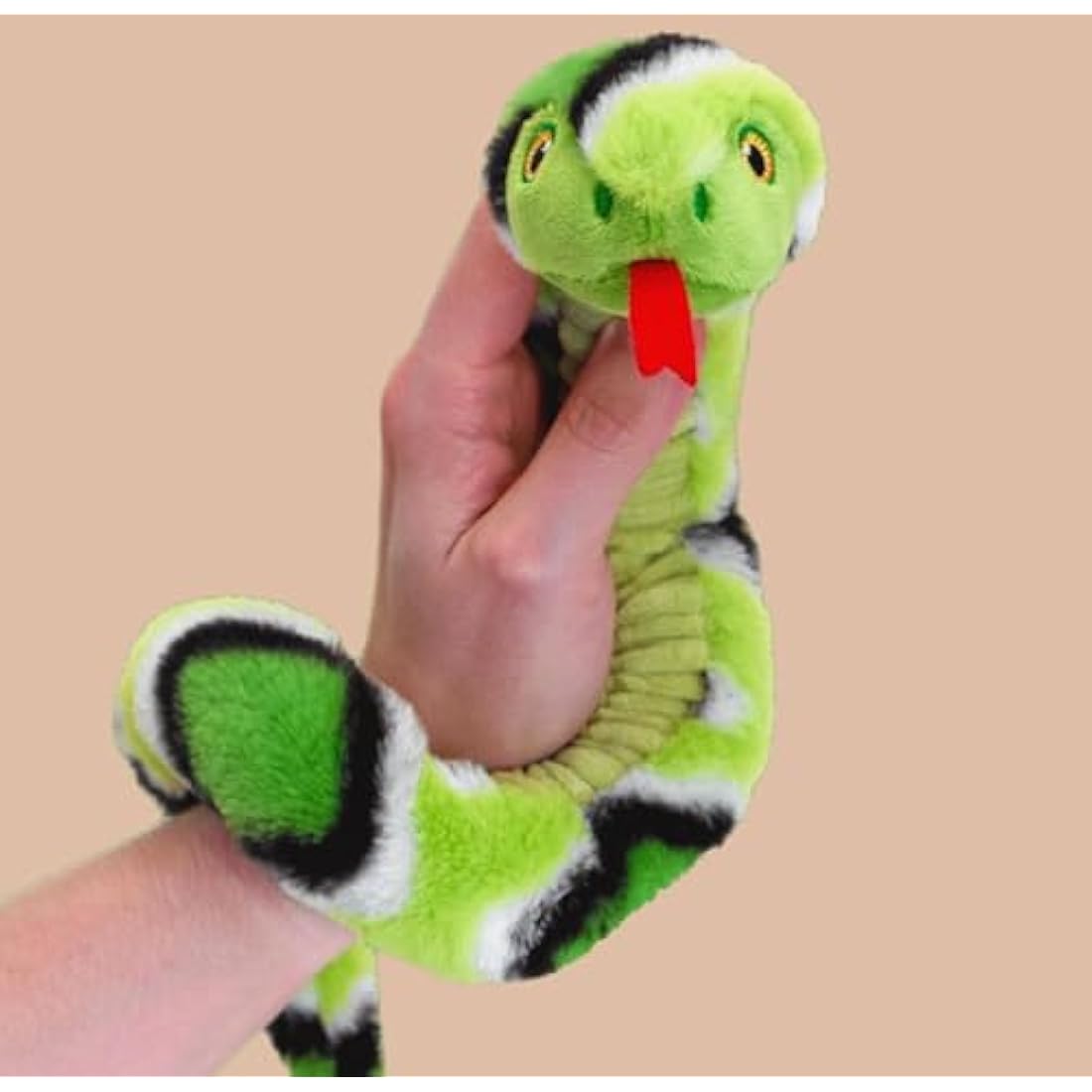 Deluxe Paws 100cm Plush Snake – 100% Recycled Eco-Friendly Soft Toy