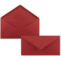 Gustav Neuser Dark Red DL Envelopes - 150 Pack Gummed 110x220mm