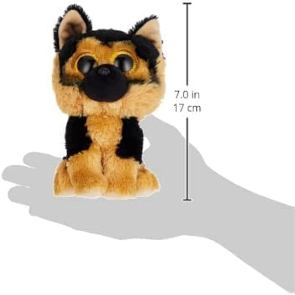 Ty Beanie Boos Spirit German Shepherd Plush Toy - 15cm Brown Stuffed Animal