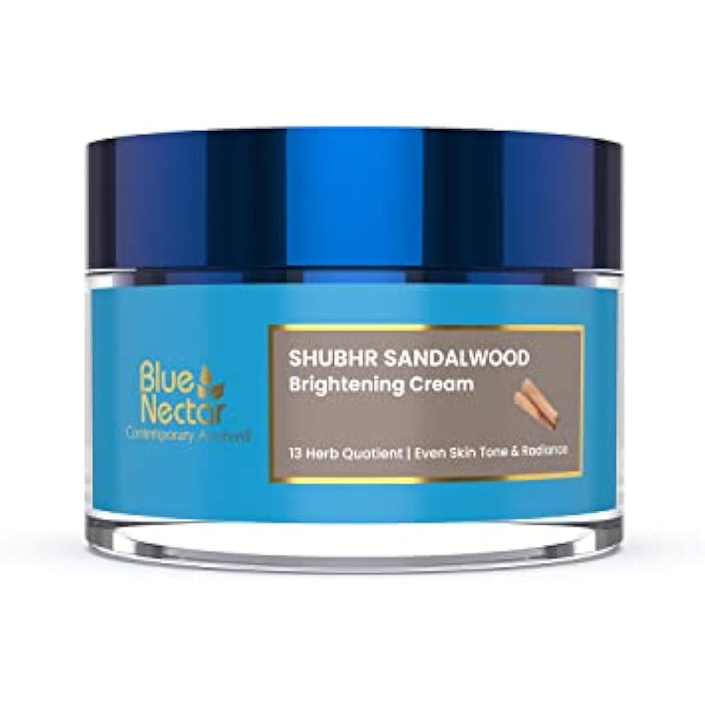 Blue Nectar Ayurvedic Face Cream – Brightening & Hydrating Moisturiser