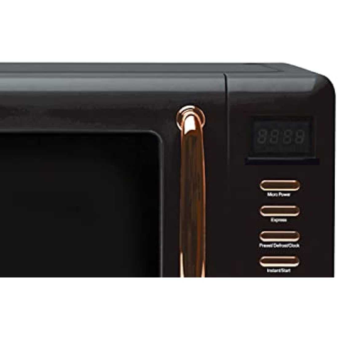 Haden Salcombe 800W Digital Microwave – 20L Black & Copper Oven