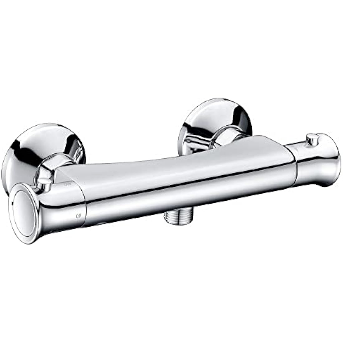 VeeBath Thermostatic Shower Bar Mixer | Chrome Brass Modern Valve Kit