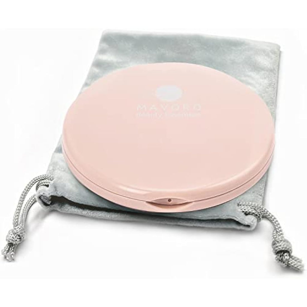 Mavoro 1x/10x Magnifying Compact Mirror – 4 Inch Travel Makeup Mirror