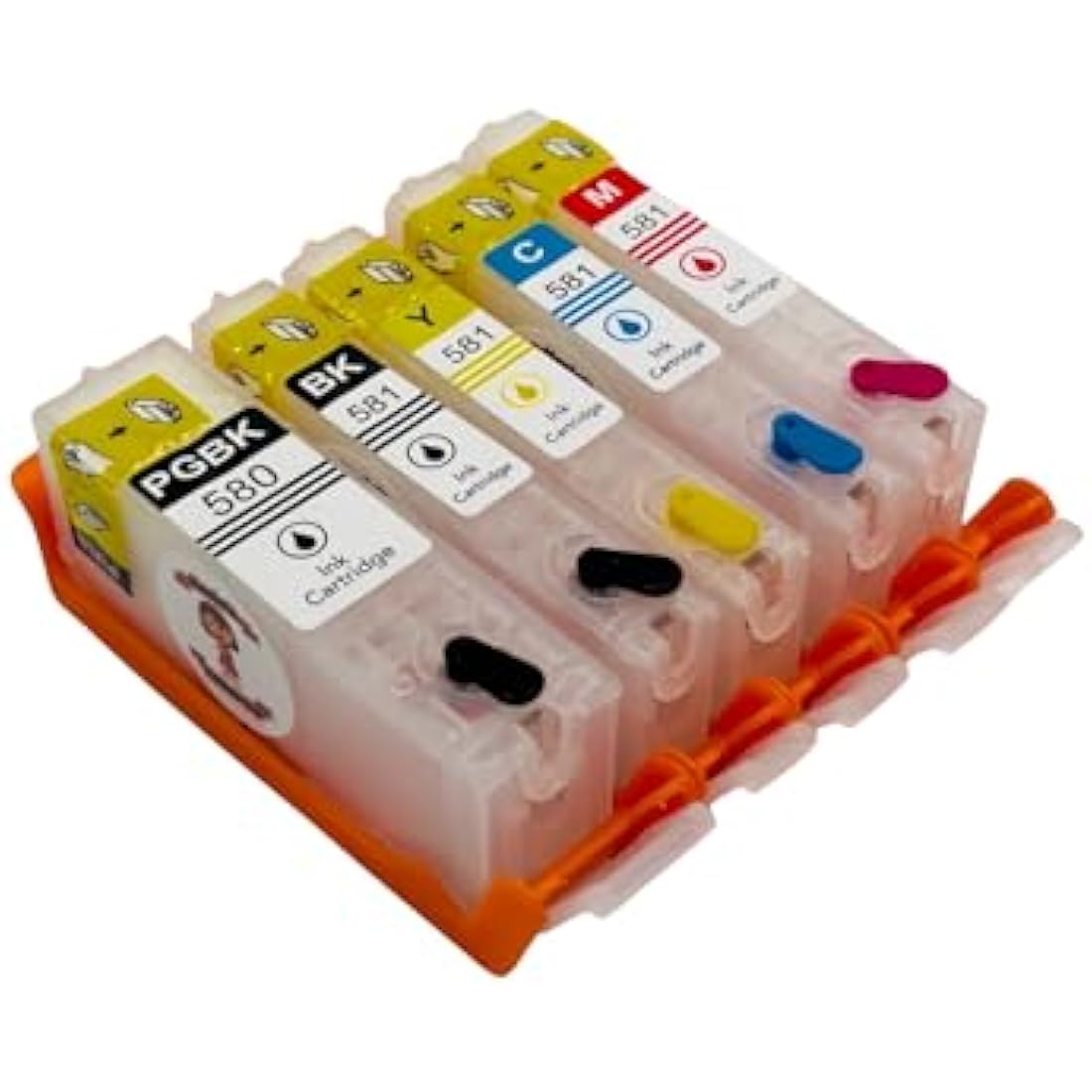 Katie's Edible Ink Cartridges for Canon TS705 – Refillable 5-Pack Set
