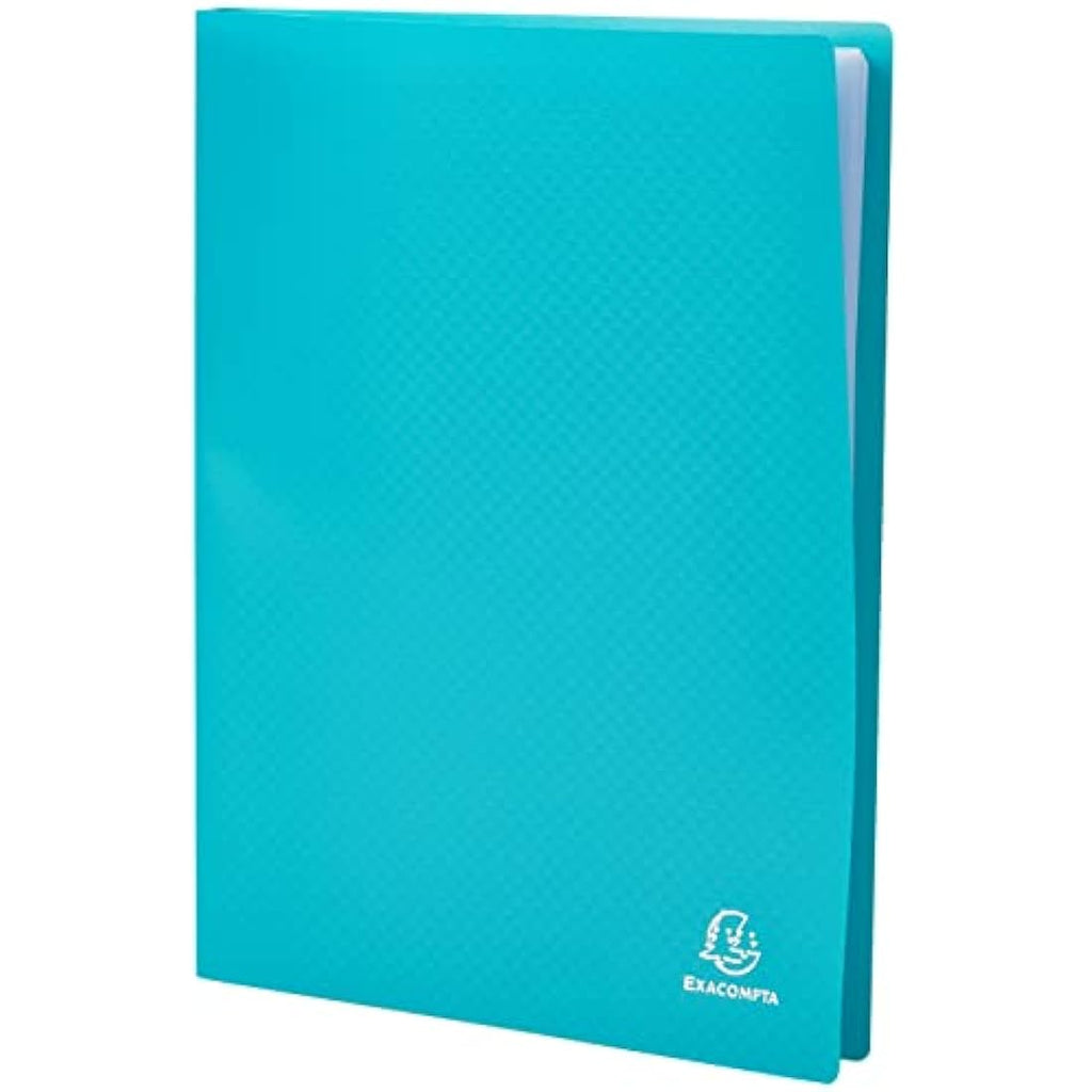 Exacompta A4 Display Book – 100 Pockets 200 Views – Green Polypropylene