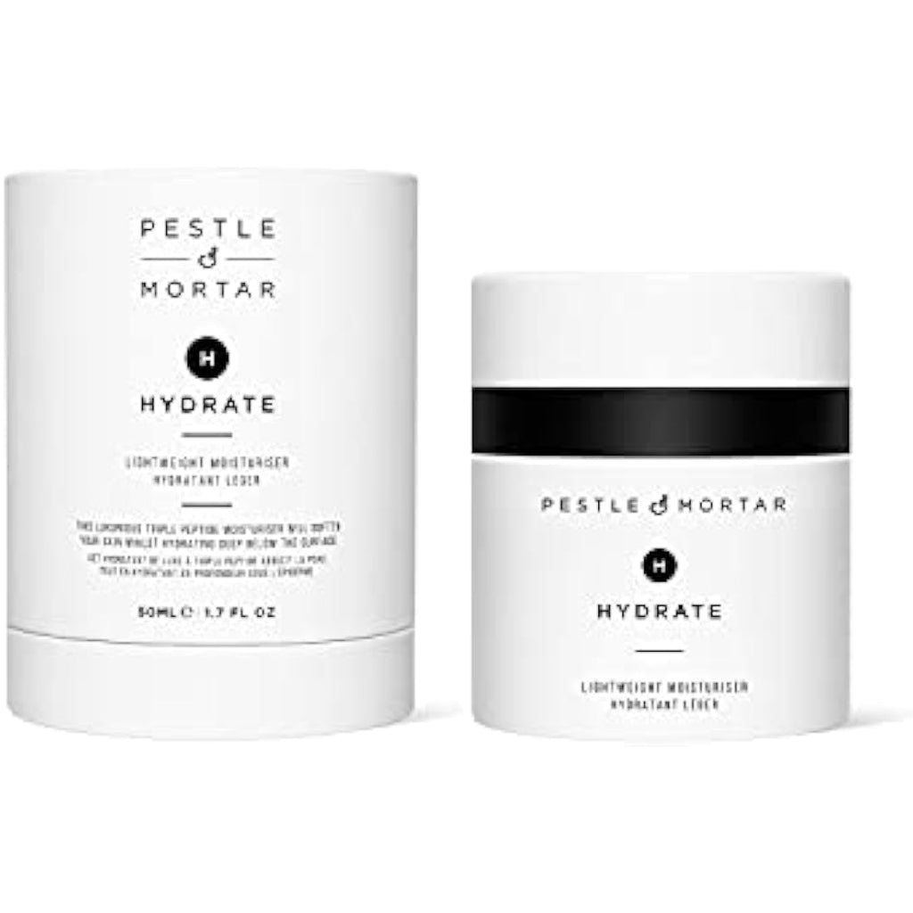 Pestle & Mortar Hydrate – Anti-Ageing Peptide Face Moisturizer (50ml)