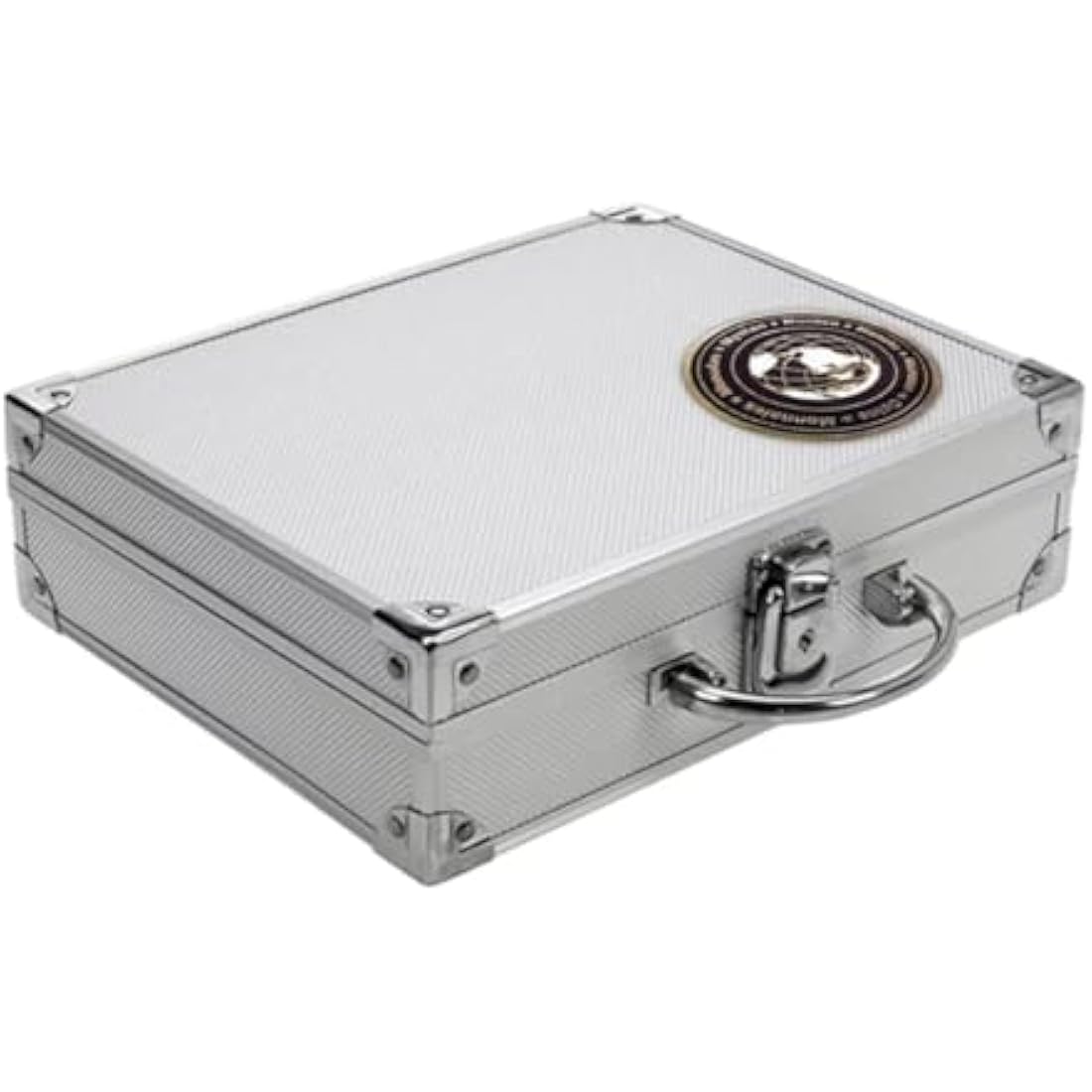 SAFE Silver Aluminium Coin Case | 6 Trays for 214 Coins up to 41mm