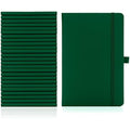 Notes London A5 Lined Notebook Bulk Pack of 25 – Green Vegan Leather