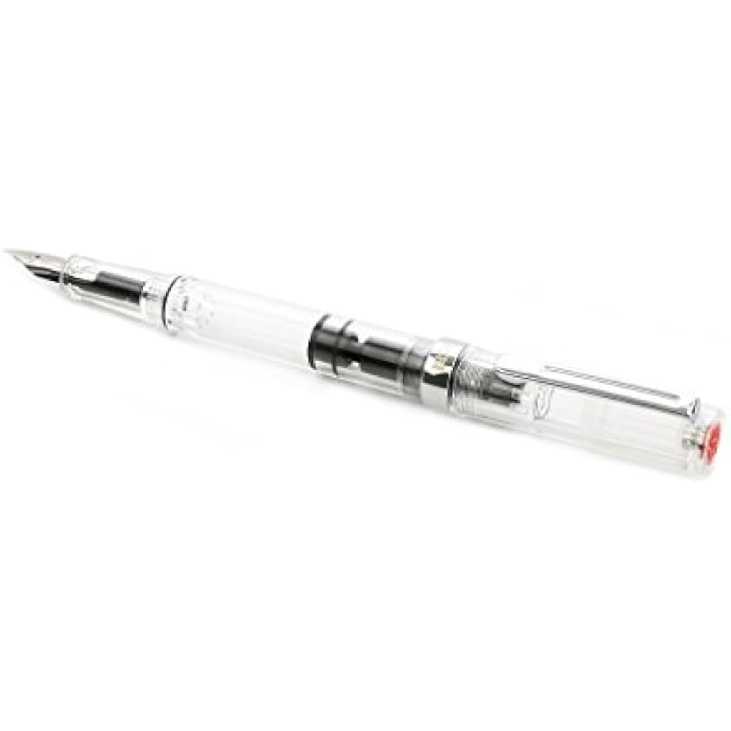 TWSBI Eco Fountain Pen – Clear Transparent Resin with Broad Nib