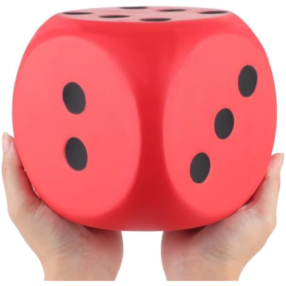 Anboor 5.9'' Giant Foam Dice – Scented Squishy Stress Relief Toy (Red)