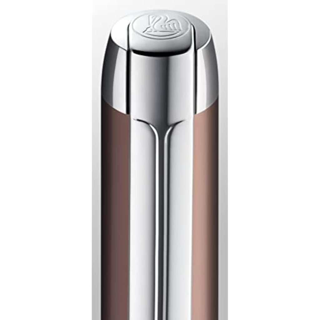 Pelikan Pura Fountain Pen - Mocha Aluminium, Medium Nib (M)