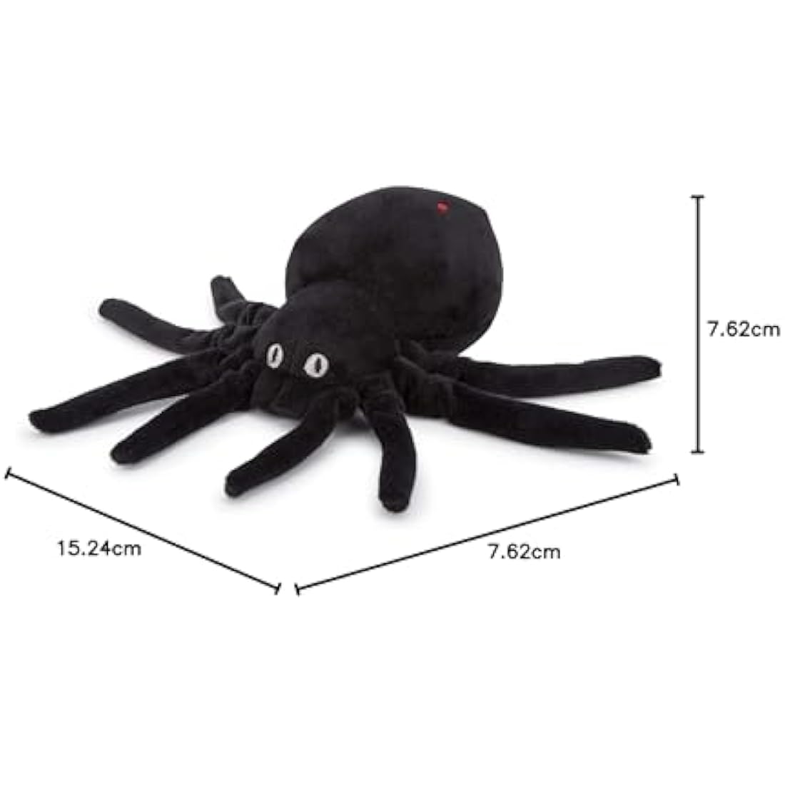 Zappi Co Spider Plush Toy – Soft Stuffed Animal for Kids (15cm)