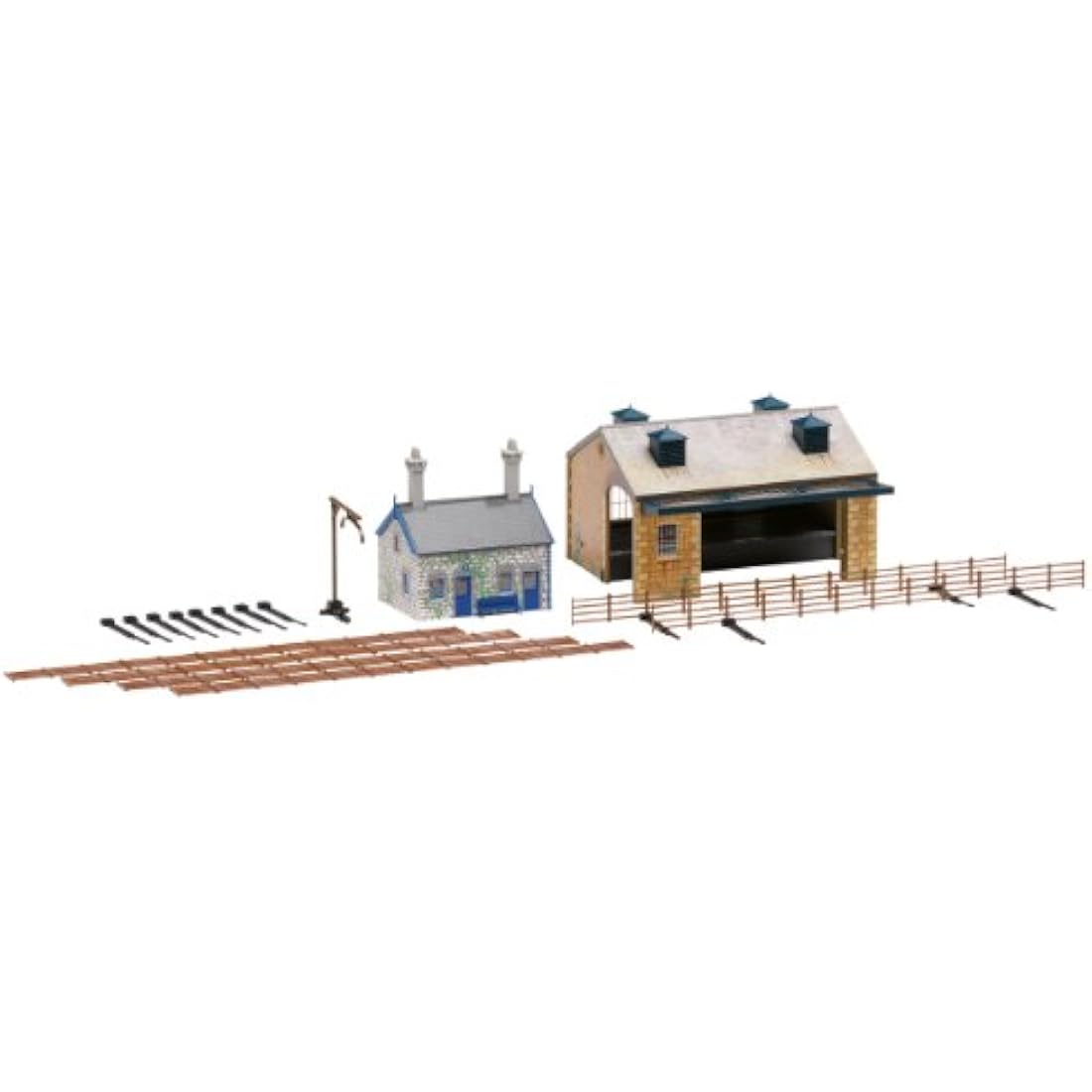 Hornby R8230 OO Gauge Building Extension Pack 4 | 1:76 Scale Model Scenery