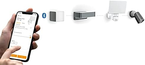 Steinel L 840 SC Silver LED Outdoor Wall Light | Bluetooth Motion Sensor