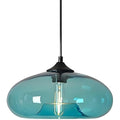 Jolof Store Industrial Glass Pendant Light – Turquoise Vintage E27 Lamp