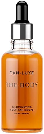 TAN-LUXE THE BODY Self Tan Drops – Custom Skincare Tanning Drops
