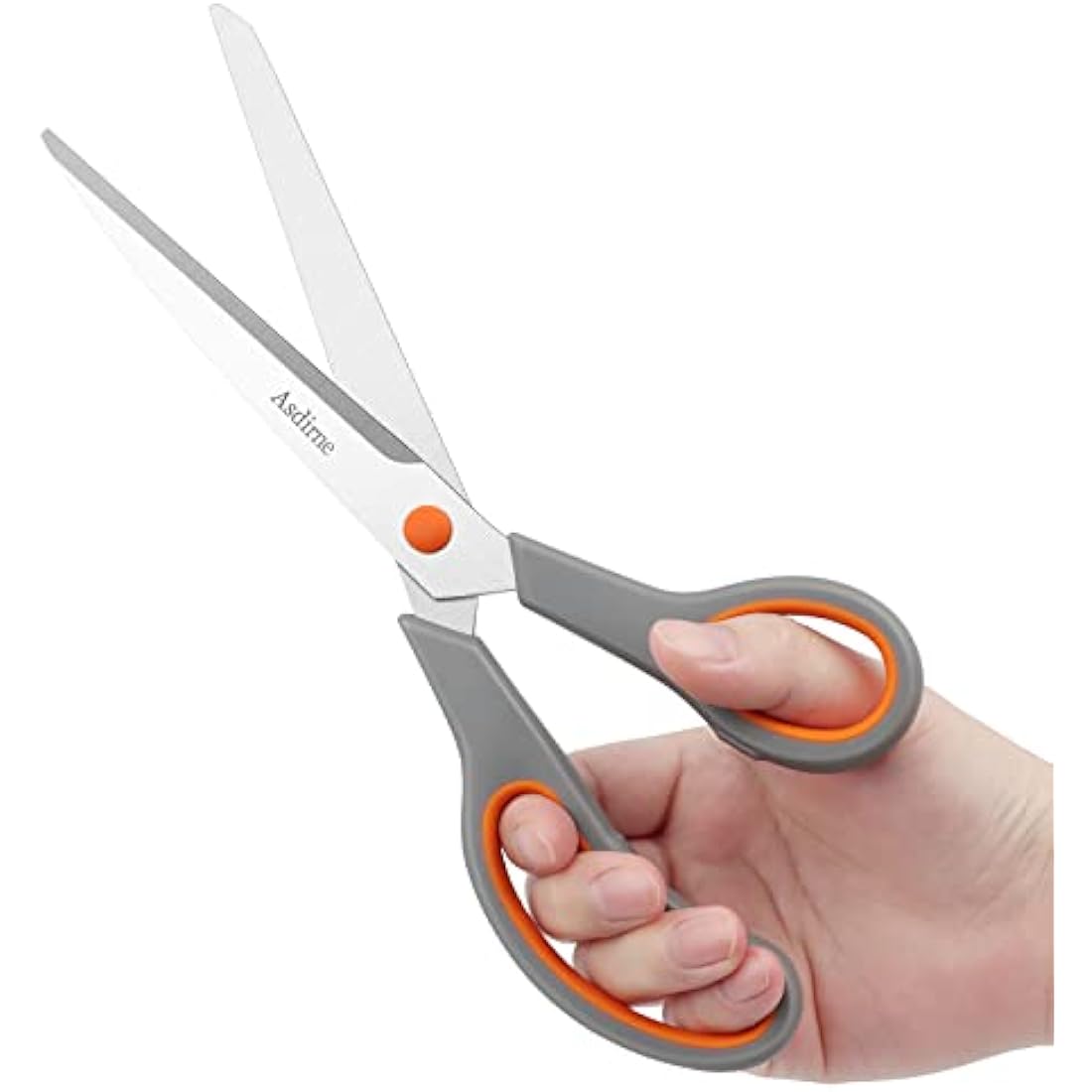Asdirne Stainless Steel Scissors | 4-Piece Multi-Size Set with Soft Grip