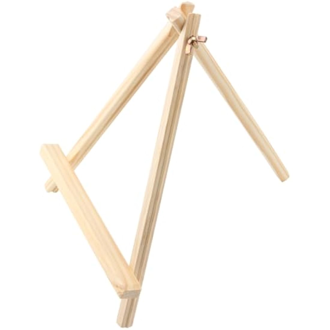 HAKZEON 8 Pack Tabletop Easel | 30cm Adjustable Pine Wood Painting Stand