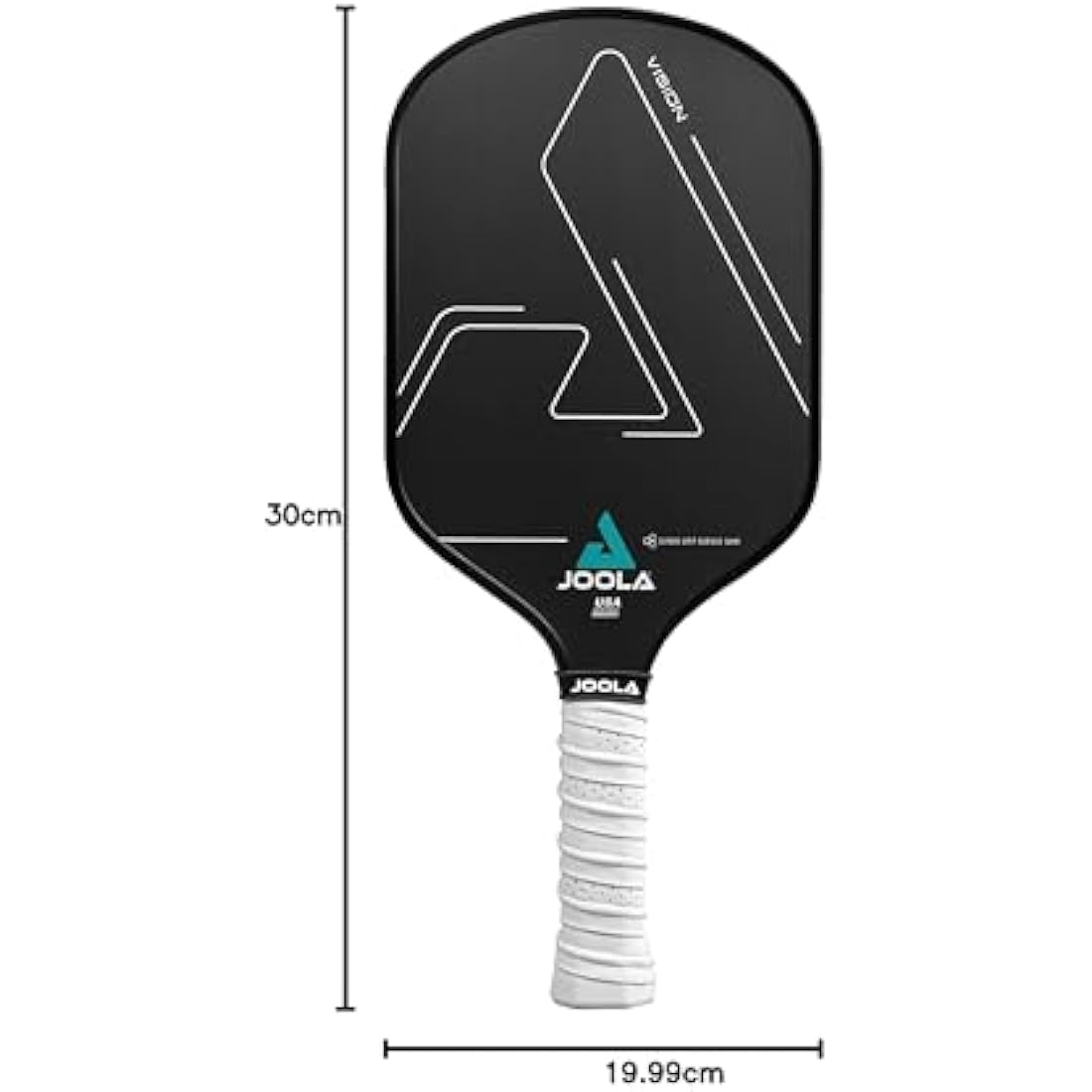 JOOLA Vision Pickleball Paddle – Carbon Grip Surface Honeycomb Core