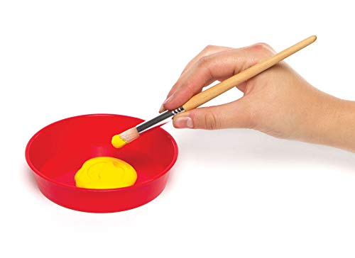 Kids Paint Pots - Pack of 10 Finger Art Craft Bowls