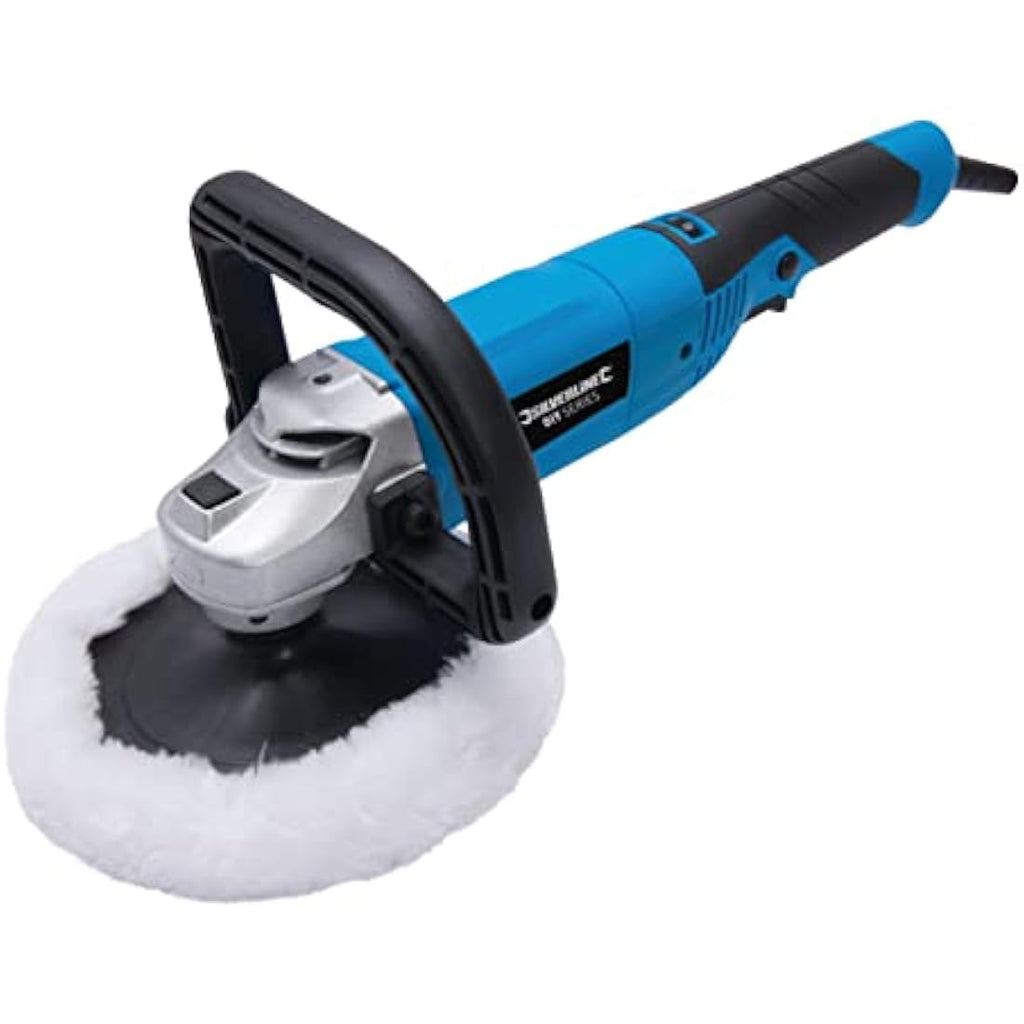 Silverline 1200W Sander Polisher 180mm - Variable Speed Electric Buffer
