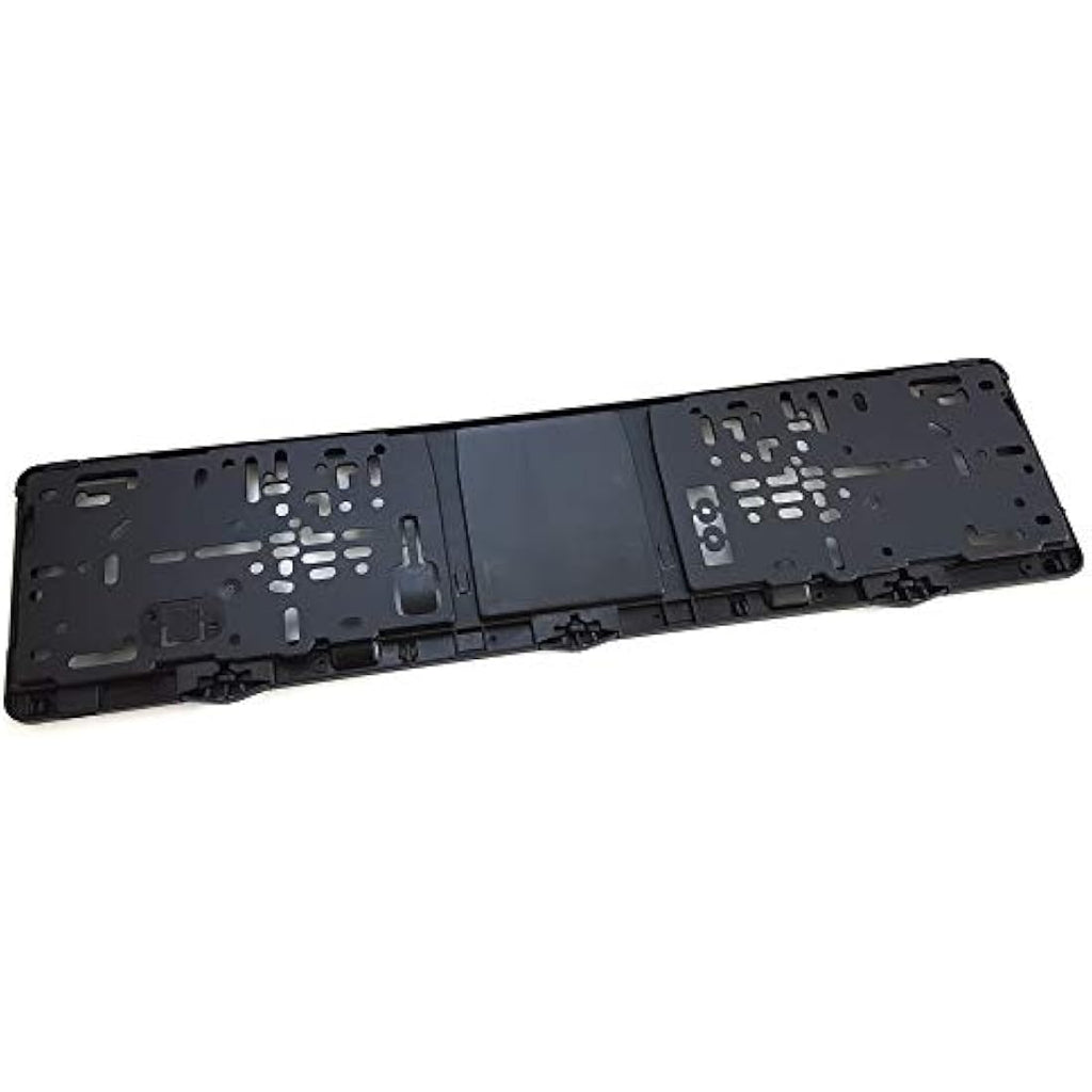 Volkswagen Number Plate Holder - Original VW Logo Frame - Black 520mm