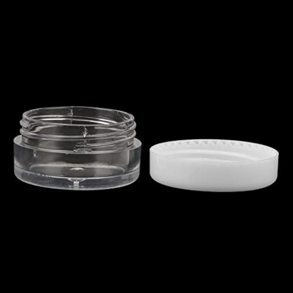 MANCHAP 120 PCS 5ml Cosmetic Sample Pots - Mini Plastic Travel Jars