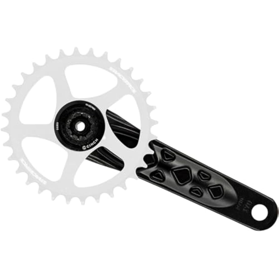 Race Face Aeffect MTB Crankset – Durable 165mm Crank Arm, Black