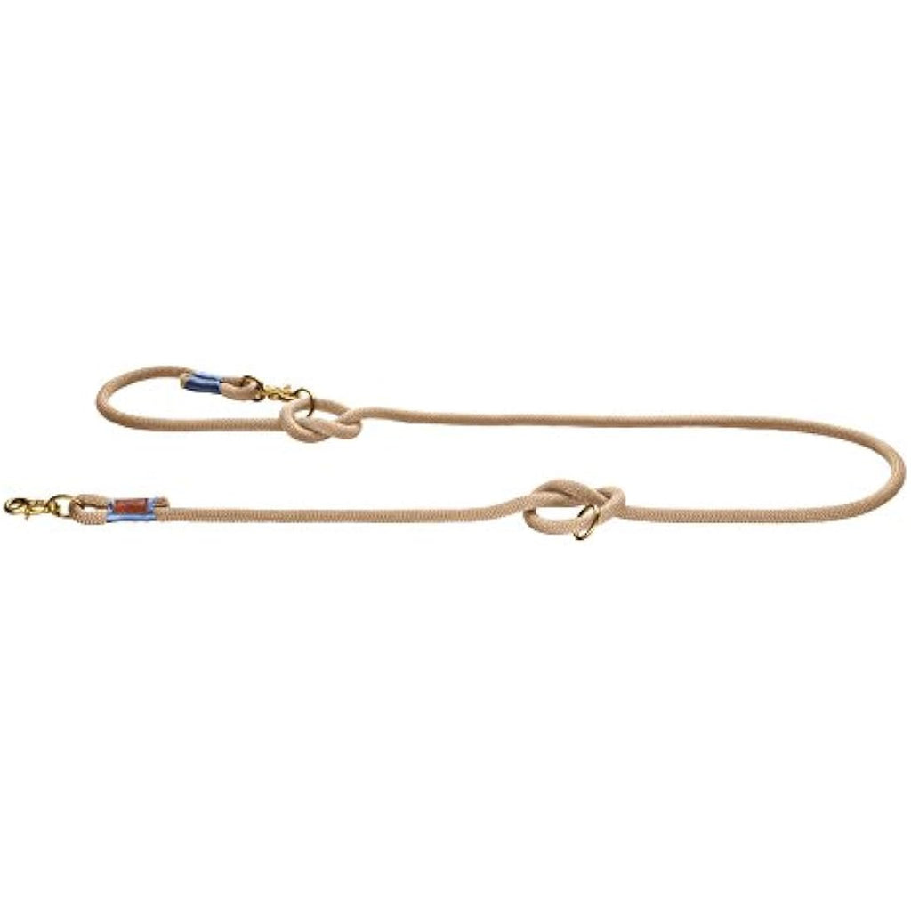 HUNTER Sansibar Rantum Adjustable Rope Dog Leash – Tan, 12/200