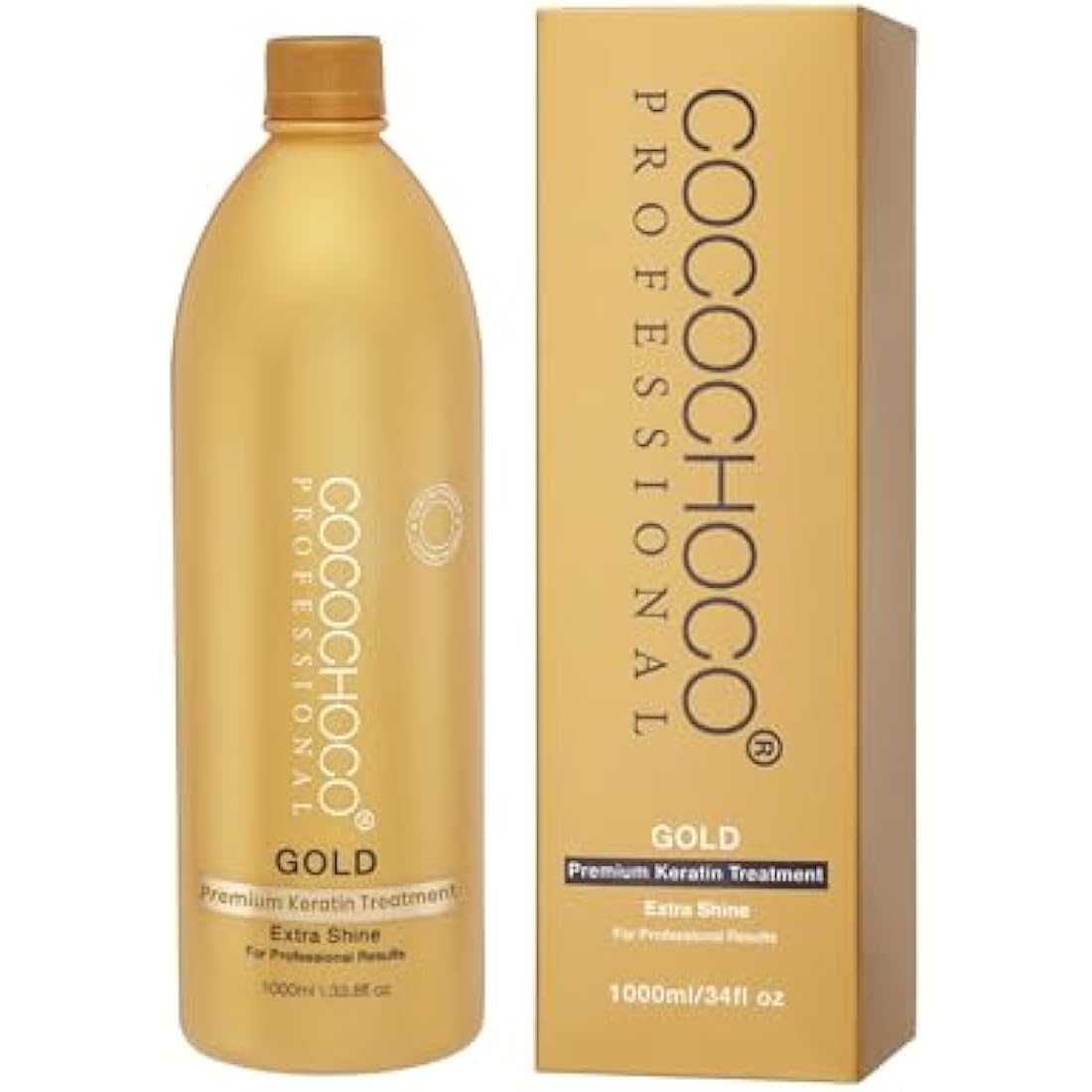 COCOCHOCO GOLD Brazilian Keratin Hair Straightening Treatment - 1000ml