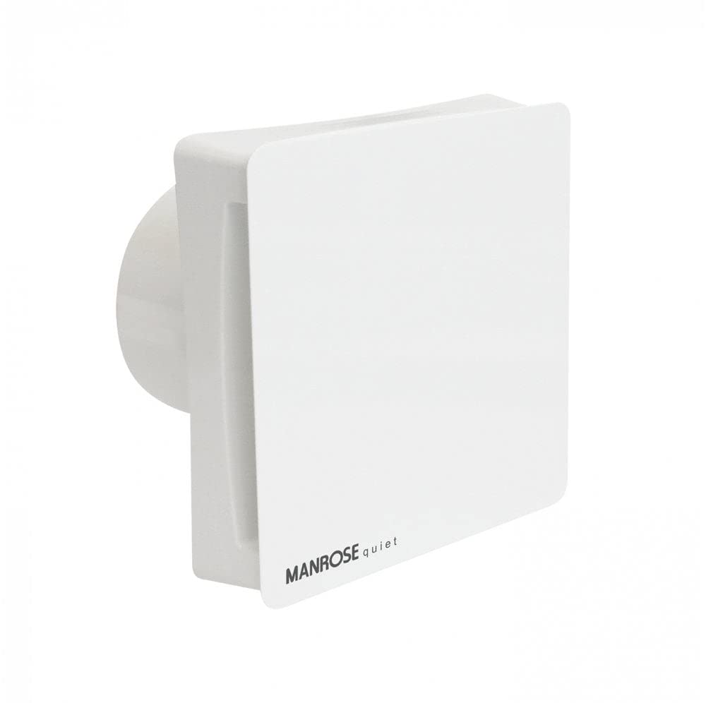 Manrose QF100TX5CON Quiet 100mm Extractor Fan with Timer | White