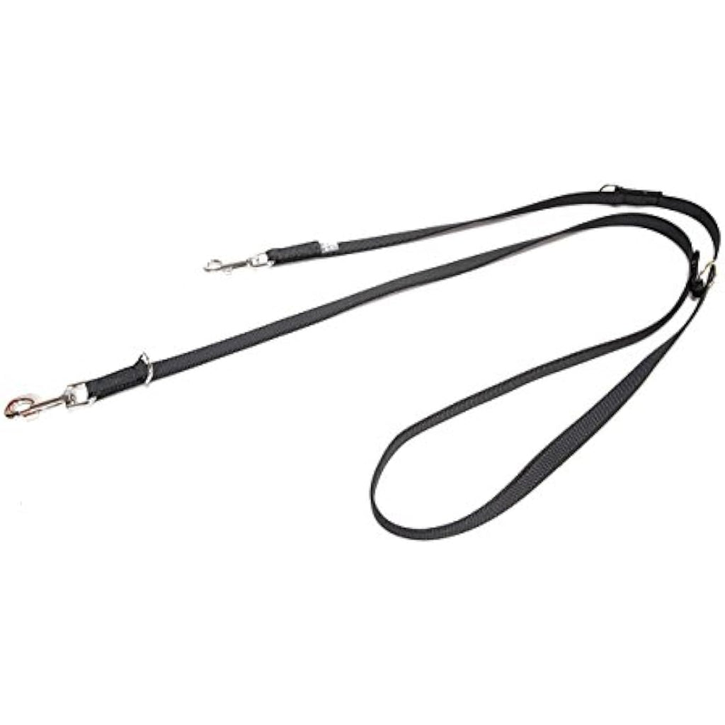 Super-Grip Dog Leash – Durable Rubber Training Lead, Black