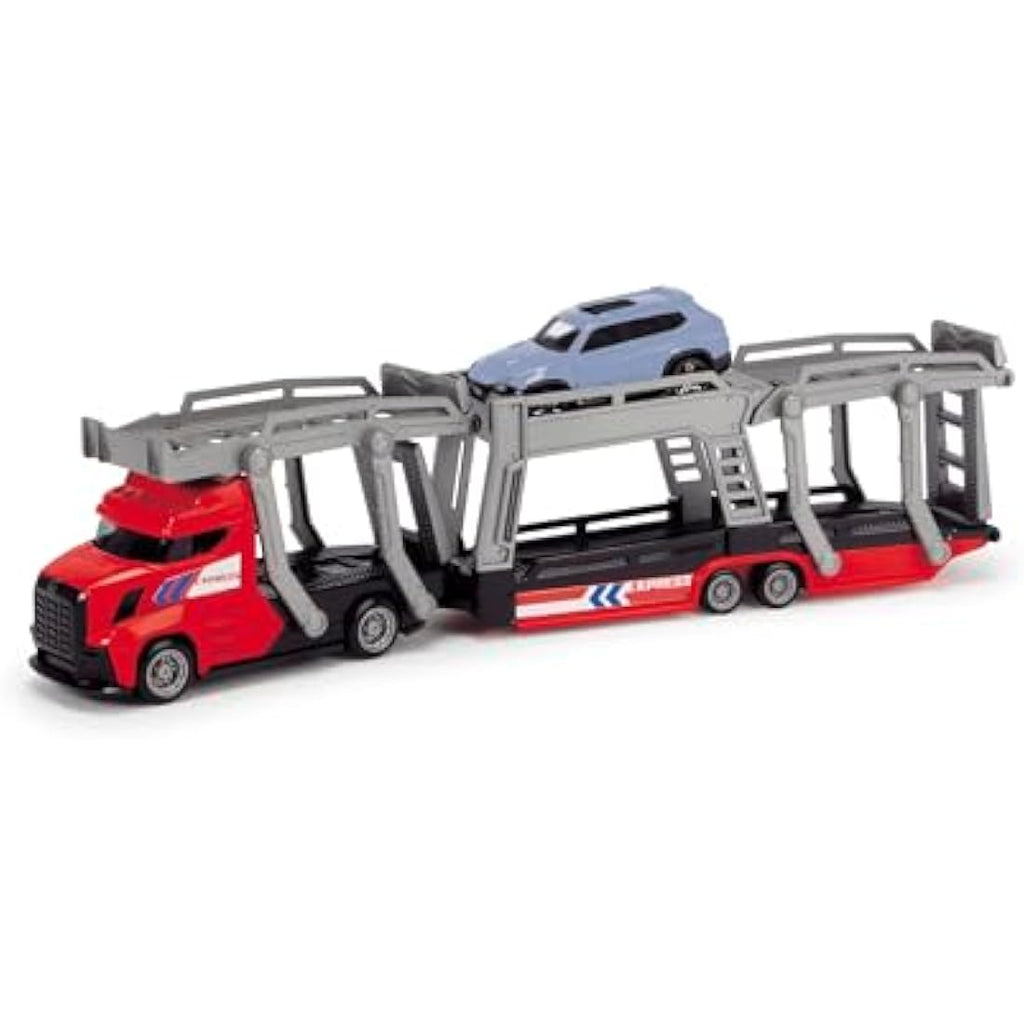 Majorette Car Carrier Toy Transporter with 3 Die-Cast Cars | 28cm
