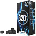Premium Coconut Shisha Charcoal – 4kg 25mm Cubes (288 Pieces)