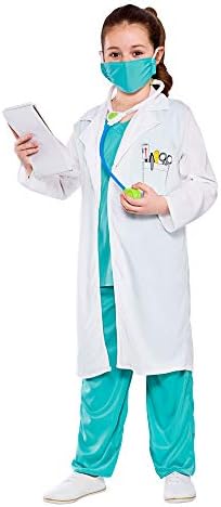 Wicked Costumes Kids Unisex Hospital Doctor Fancy Dress Roleplay Outfit