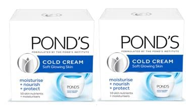 Pond's Moisturizing Cold Cream for Dry Skin | 100 ml x 2 Value Pack