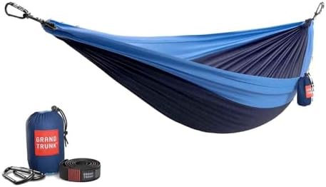Grand Trunk Double Parachute Nylon Hammock – Lightweight Camping Gear