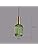 Jolof Store Modern Green Glass Pendant Light – Gold Copper Hanging Lamp