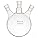 StonyLab 2L 3-Neck Round Bottom Flask | 24/40 Borosilicate Glass
