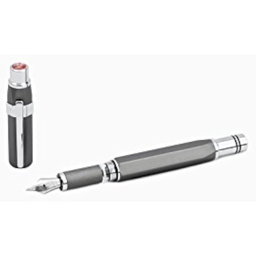 TWSBI Precision Fountain Pen – Gun Metal Brushed Aluminum, Broad