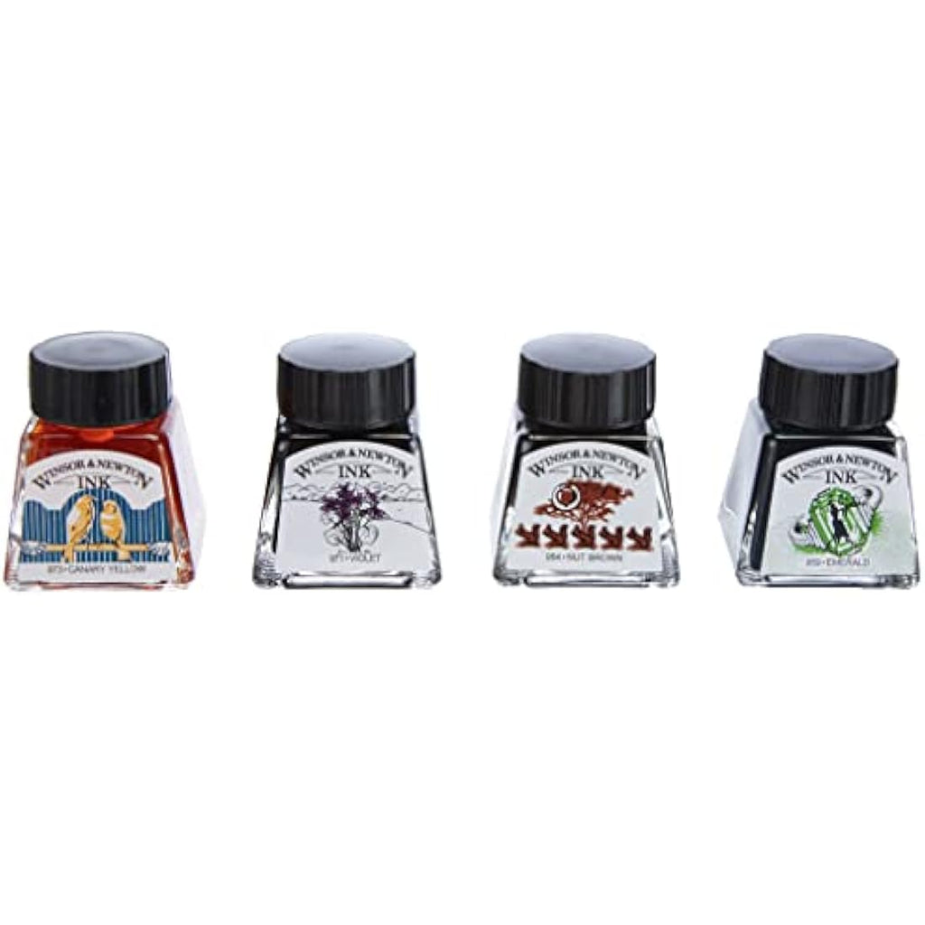 Winsor & Newton William Collection Drawing Ink Set - 8 x 14ml Bottles